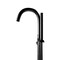 Castello Usa Neptune Freestanding Matte Black Gooseneck Tub Filler Faucet with Standard Handle CB-F04-MB - alternate 7